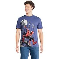 T-shirt luminescent à la noirceur Spider-Man Marvel pour hommes