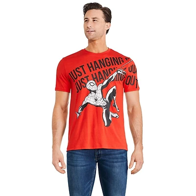 T-shirt à imprimé graphique Spider-Man Marvel pour hommes