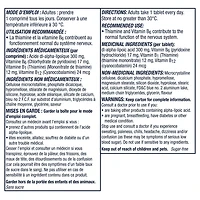 Nervive Santé des nerfs, pour le système nerveux, acide alpha-lipoïque, ALA, vitamines B1-thiamine, B6, B12, supplément de 30 jours, 30 unités