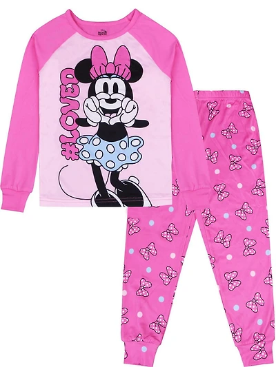 MINNIE MOUSE - Knit Sleep 2 Piece PJ set - Kids - Girls