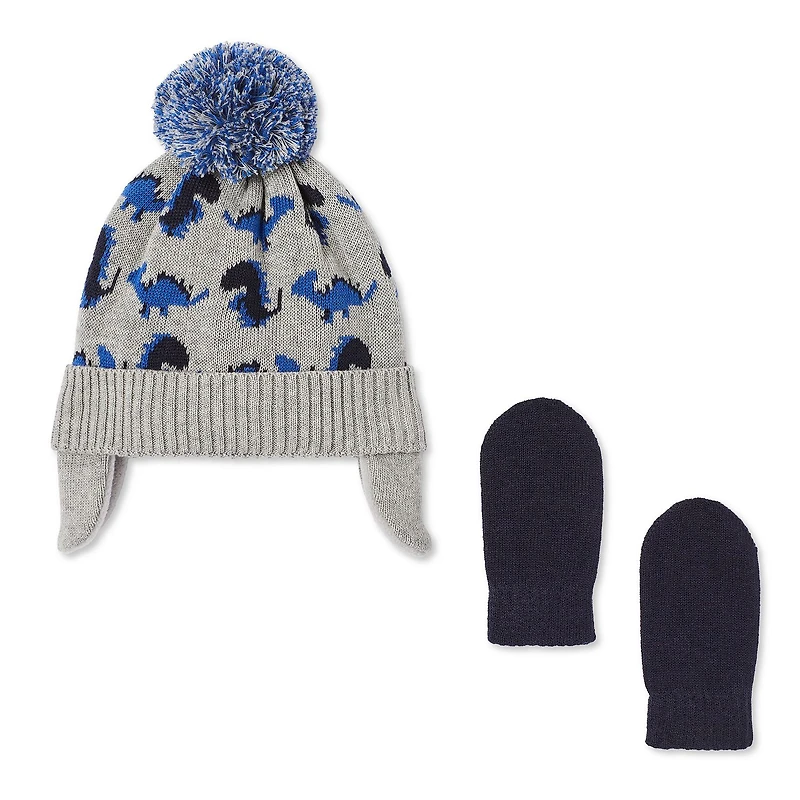 George Baby Boys' Hat and Mittens 2-Piece Set