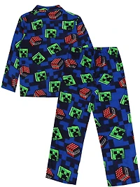 MINECRAFT - Pyjama 2 pièces en tricot - Enfants - Garçons TAILLES : TP-G