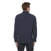 Chemise pour hommes manches longues Dark Black Tailles P-TTG