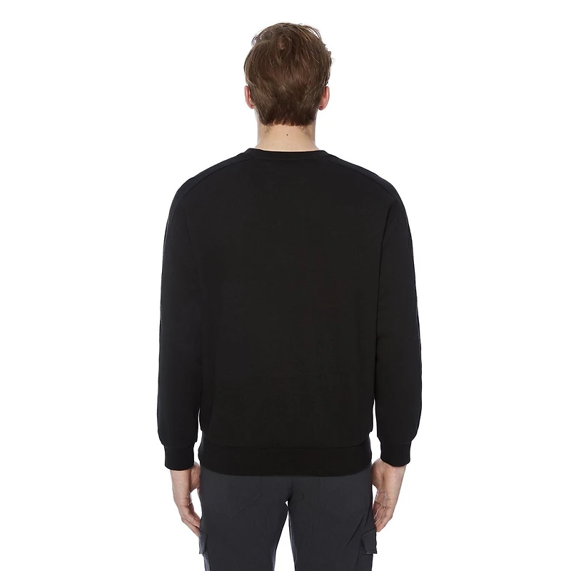 Chandail col rond à manches longues Dark Black