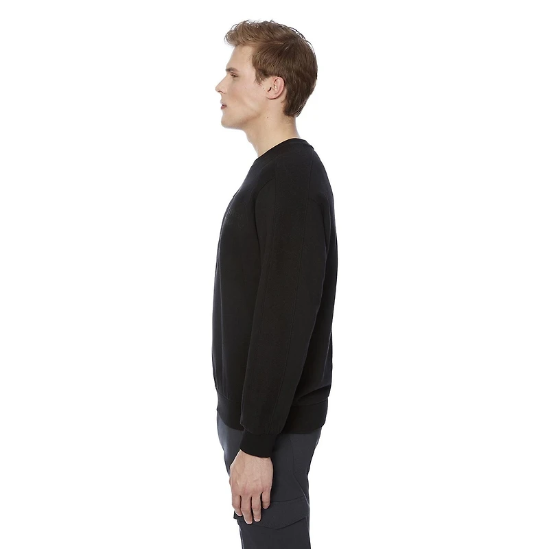 Chandail col rond à manches longues Dark Black