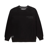 Chandail col rond à manches longues Dark Black