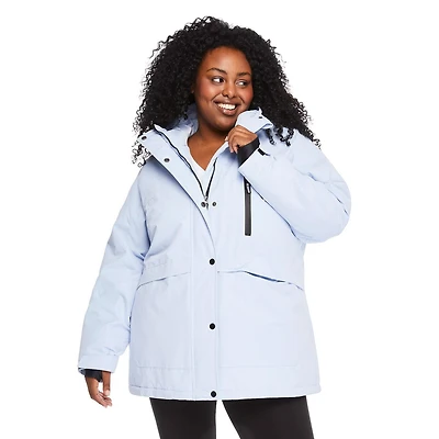 Manteau de ski Athletic Works Plus pour femmes Tailles 1X-4X