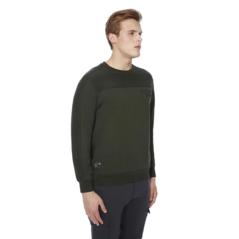 Chandail col rond à manches longues Dark Black Tailles P-TTG