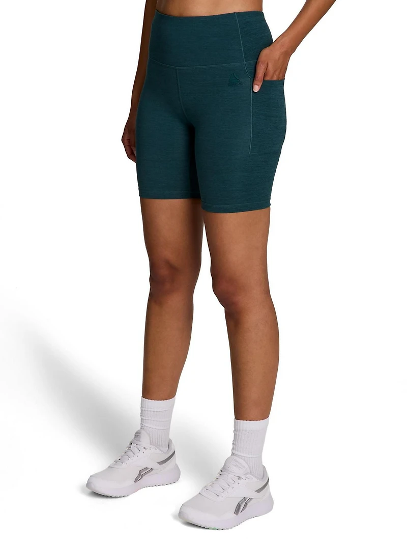Reebok Short taille haute Reflex pour femme Tailles XS-2XL