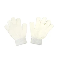 Justice™ Brand Pearl Embellished Knit Hat with Matching Knit Scarf and Gloves 3 Piece Set