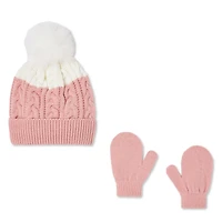 George Toddler Girls' Hat and Mittens 2-Piece Set