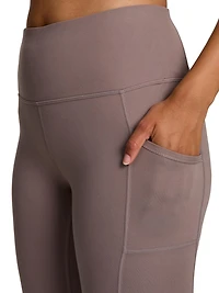 Reebok Women's Everyday Highrise 7/8 Legging With Pockets 25" Inseam, Sizes XS-2XL