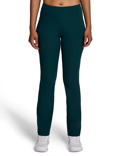 Reebok Pantalon actif quotidien taille haute pour femme avec poches, entrejambe de 31 po Tailles XS-2XL