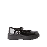 George Girls' Buckled Mary Janes, Wide Width Sizes 13-3