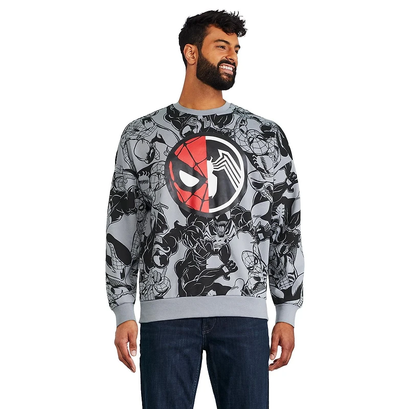Chandail Spider-Man et Venom Marvel pour hommes Tailles P-TG