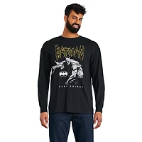 T-shirt avec épaules tombantes Batman pour hommes Tailles P-TG
