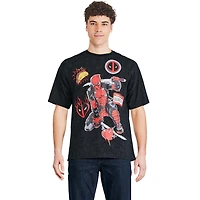 Marvel Men's Deadpool Washed Tee
