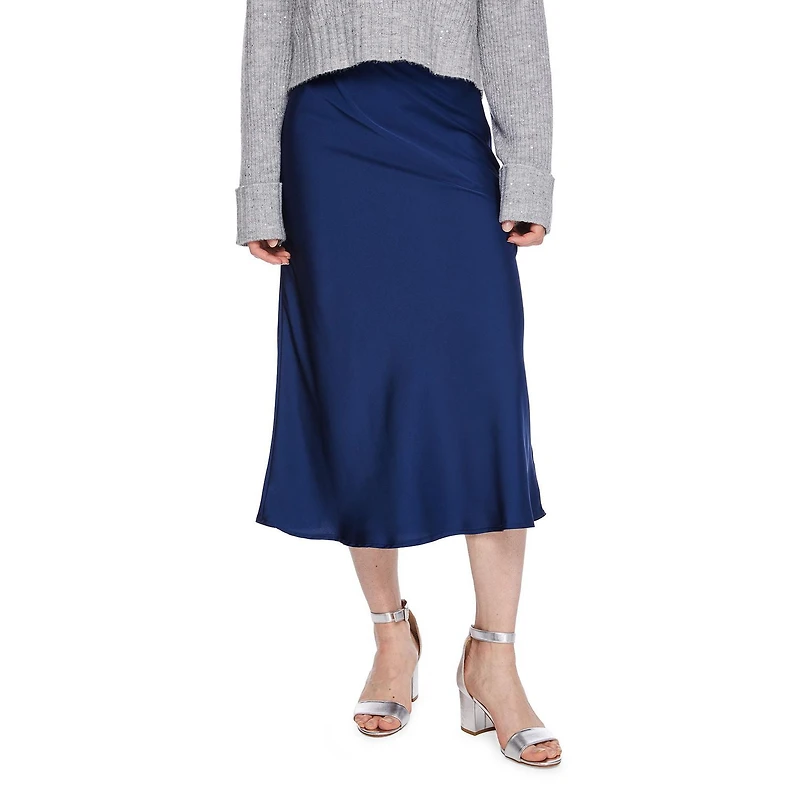 George Women's Satin Skirt, Sizes XS-XXL
