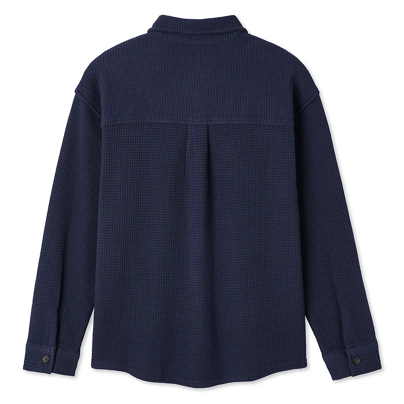 Chemise boutonnée en tricot gaufré George pour garçons