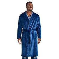 Robe de chambre à capuchon George pour hommes Tailles P/M-G/TG