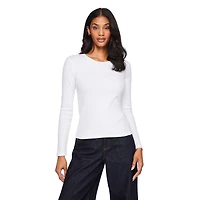 George Women's Long Sleeve Rib Tee, Sizes XS-XXL