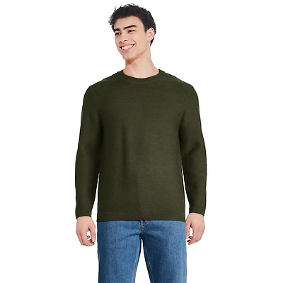 George Men's Textured Crew Neckline Popover
