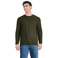 George Men's Textured Crew Neckline Popover