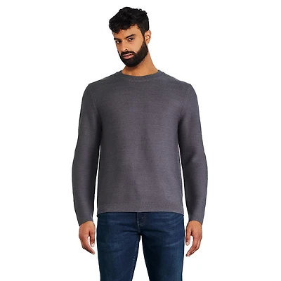 Chandail à encolure ras du cou texturé George pour hommes