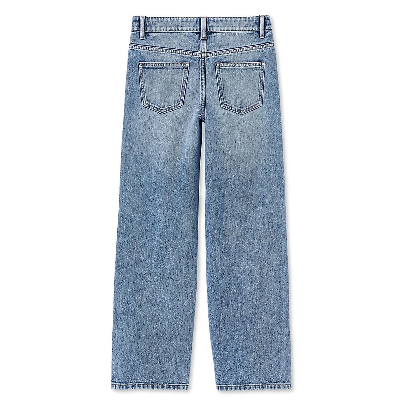 George Girls' Wide Leg Denim, Sizes 4-16
