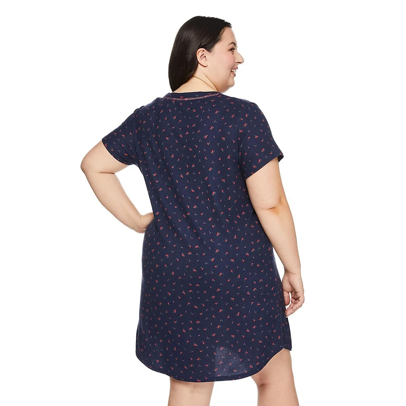 Chemise de nuit George Plus pour femmes Tailles 1X-4X