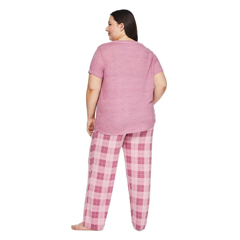 George Women's Plus Pajama 2-Piece Set