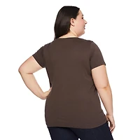 The Pink Closet Women's Plus Country Tee, Sizes 1X-4X