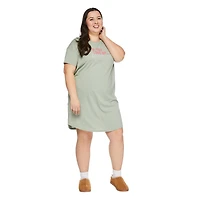 Chemise de nuit à encolure ras du cou George Plus pour femmes