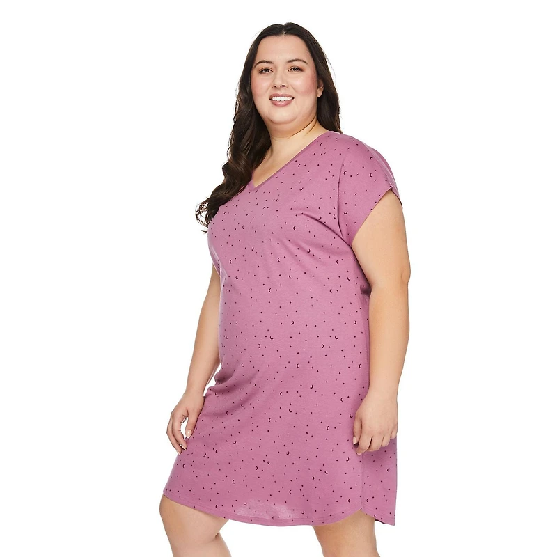 George Women's Plus V-Neckline Nightshirt