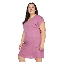 George Women's Plus V-Neckline Nightshirt