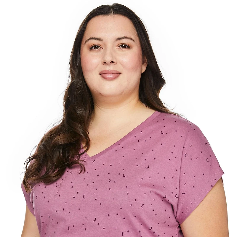 George Women's Plus V-Neckline Nightshirt