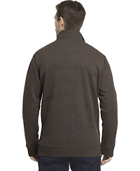 Arrow Men's 1/4 Zip Long Sleeve Fleece Top