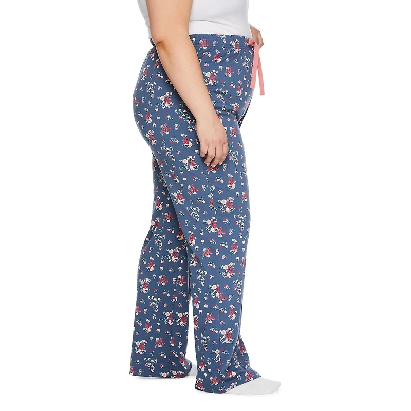 Pantalon de pyjama à jambe ouverte George Plus pour femmes Tailles 1X-3X