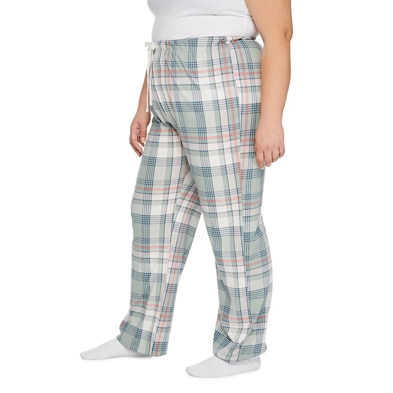 George Women's Plus Open Leg Pajama Pant, Sizes 1X-3X