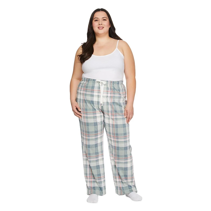 George Women's Plus Open Leg Pajama Pant, Sizes 1X-3X