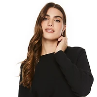George Women's Ribbed Dolman Sweater, Sizes XS-XXL
