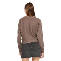 George Women's Ribbed Dolman Sweater, Sizes XS-XXL