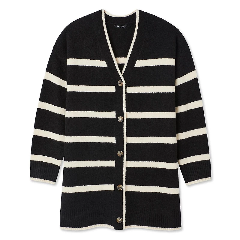 Cardigan tunique George pour femmes Tailles TP–TTG