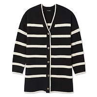 Cardigan tunique George pour femmes Tailles TP–TTG
