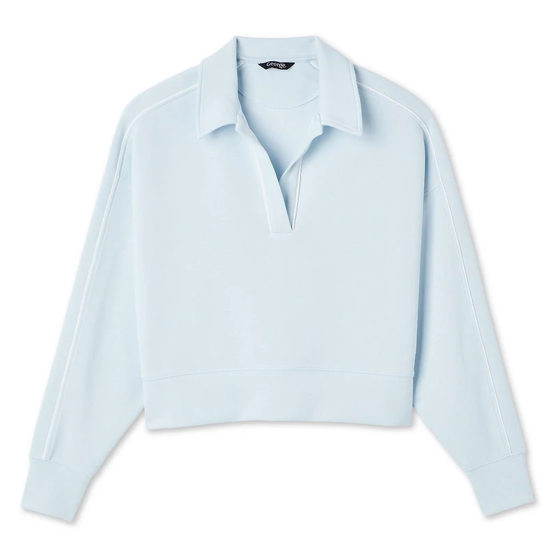 George Women's Polo Soft Knit Popover