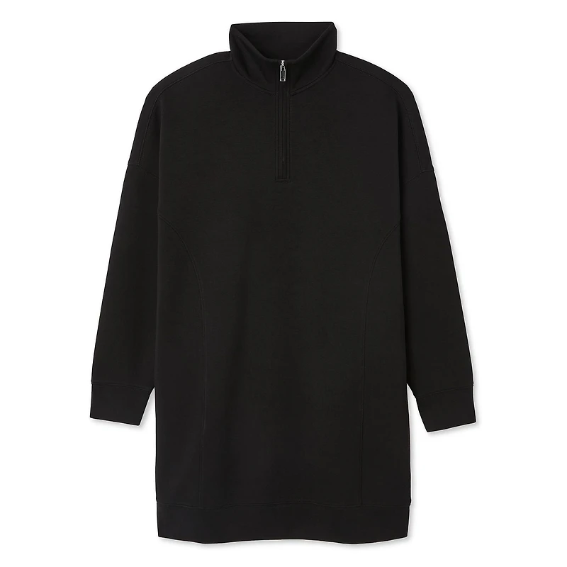 George Women's Quarter-Zip Soft Knit Dress