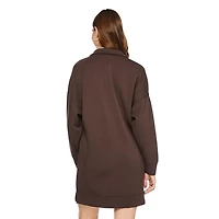 Robe en tricot doux à fermeture éclair 1/4 George pour femmes Tailles TP–TTG