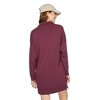 Robe en tricot doux à fermeture éclair 1/4 George pour femmes Tailles TP–TTG