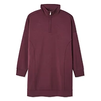 Robe en tricot doux à fermeture éclair 1/4 George pour femmes Tailles TP–TTG