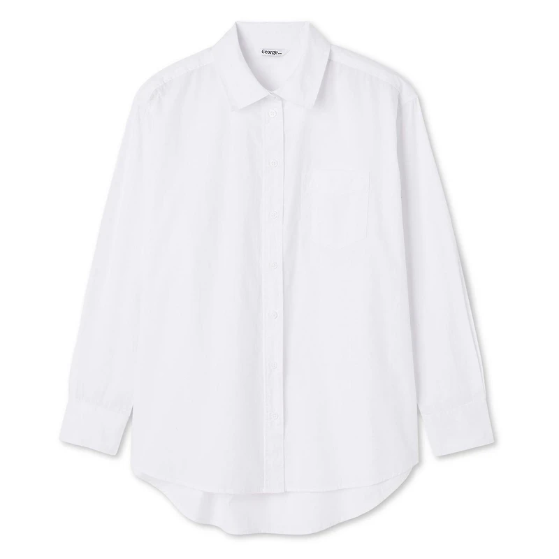 George Women's Oversized Shirt, Sizes XS-XXL